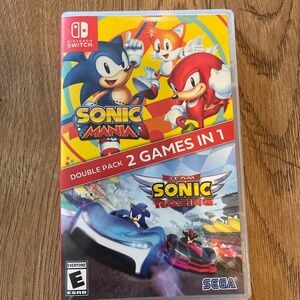 Sonic Mania and Team Sonic Racing Nintendo Switch Game